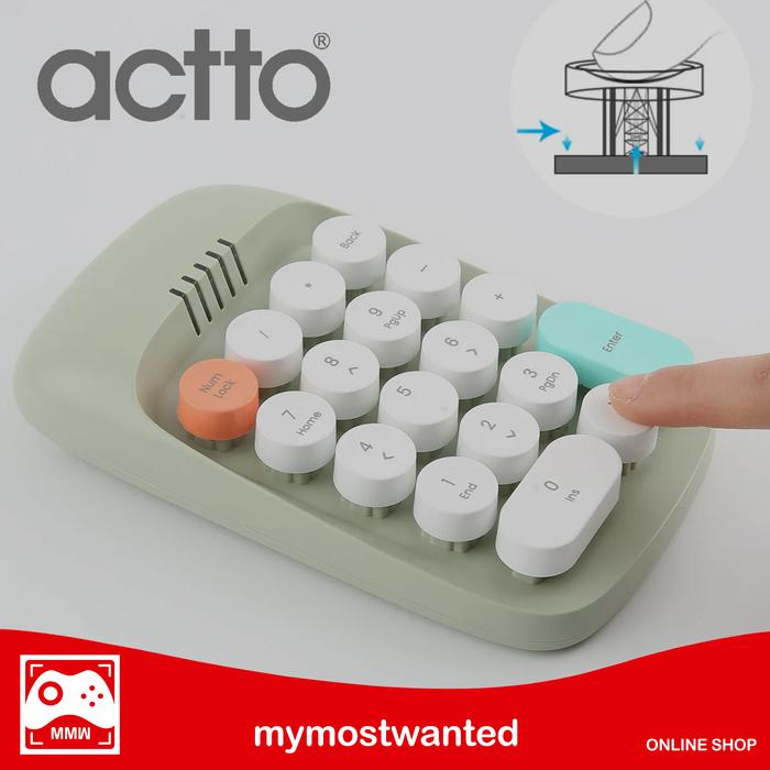 Jual Actto Numeric Keypad Numpad Number Keyboard Companion - Pink Di ...