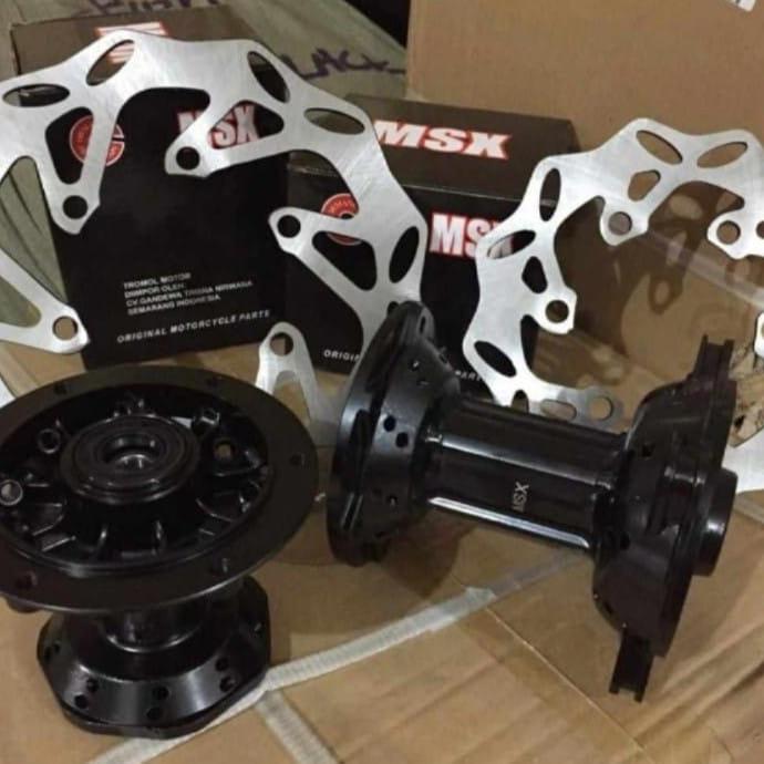 Gambar TROMOL KLX 28 HOLE & 36 HOLE SET DEPAN BELAKANG PLUS DISC CAKRAM KLX - KLX HITAM, 28HOLE dari ANEKA VARIASI MOTOR undefined Tokopedia