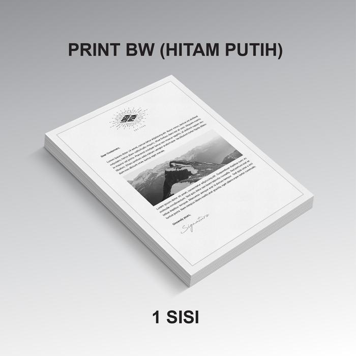Gambar Jasa Print Murah / Cetak Buku / Skripsi / Print Warna / Print BW - 1 Sisi BW, A5 dari Hanenda Printing undefined Tokopedia