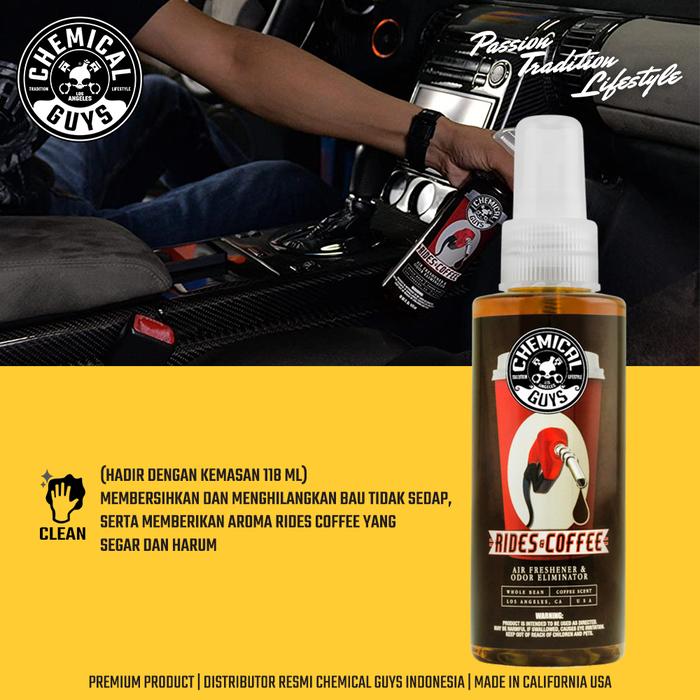 Gambar Chemical Guys Rides & Coffee 118 ml Parfum Mobil Aroma Coffee - 118 ML dari Chemical Guys Official Store undefined Tokopedia