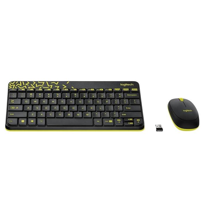 Gambar Logitech Wireless Combo Keyboard + Mouse Mk240 - M212 Mini keyboard - Hitam dari SEAASTHETIC undefined Tokopedia