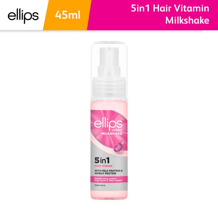 Gambar Ellips 5in1 Hair Vitamin Milkshake 45ml Milk Shake Series Conditioner - Vitamin dari Mega Beauty Fashindo undefined Tokopedia