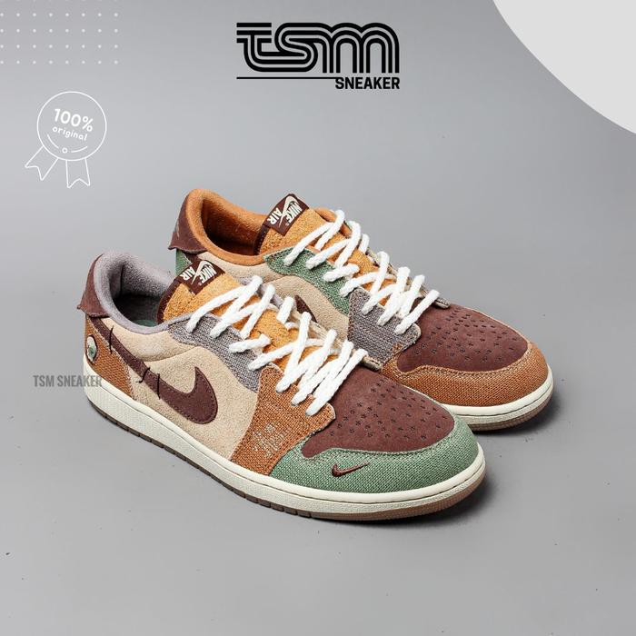 Gambar Air Jordan 1 Low OG X Zion Williamson Voodoo 100% Authentic BNIB dari TSM Sneaker undefined Tokopedia