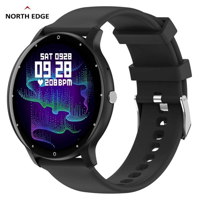 Gambar NORTH EDGE NL02C Jam Tangan Pria Pengukur Tekanan Darah Detak Jantung - Hitam dari Ogytashop undefined Tokopedia