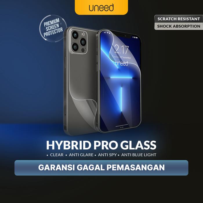 Promo UNEED Hybrid Pro Anti Break Screen Protector iPhone 12 /mini
