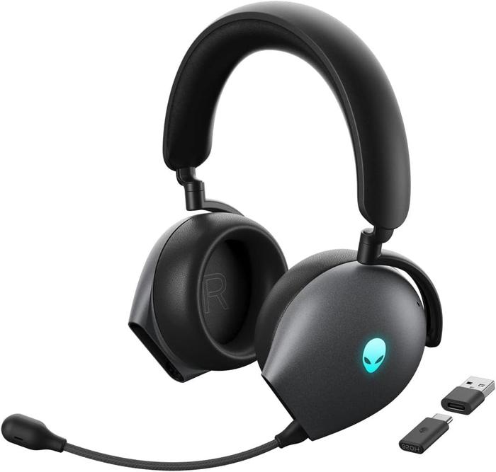 Gambar Dell Alienware Tri Mode AW920H Wireless Bluetooth Gaming Headset - Hitam dari Hello El Official undefined Tokopedia