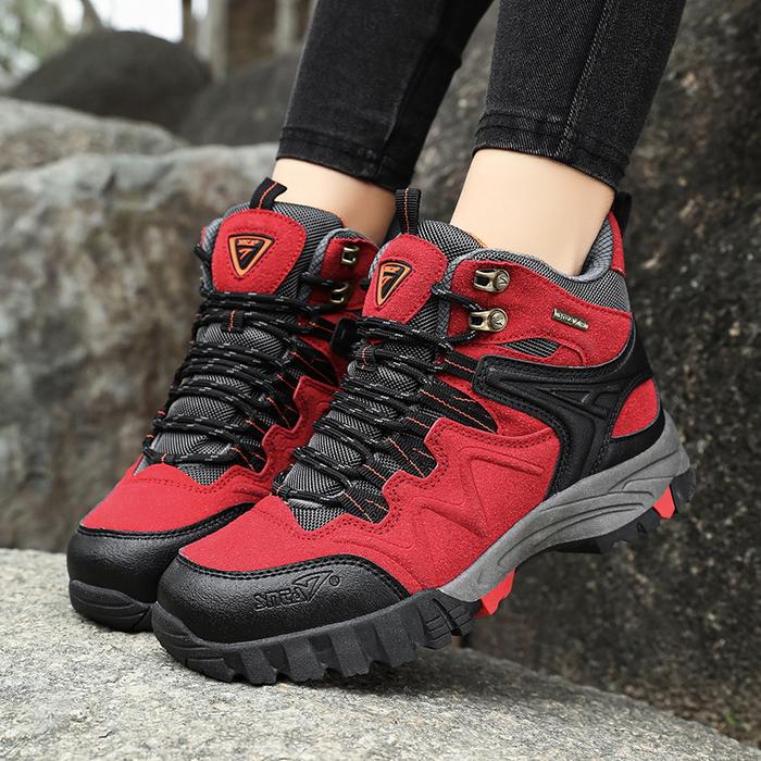 Gambar Sepatu Gunung SNTA 615 Seri 503 Boot Hiking Wanita Waterproof 36 - 40 - Red, 36 dari SNTA Outdoor undefined Tokopedia