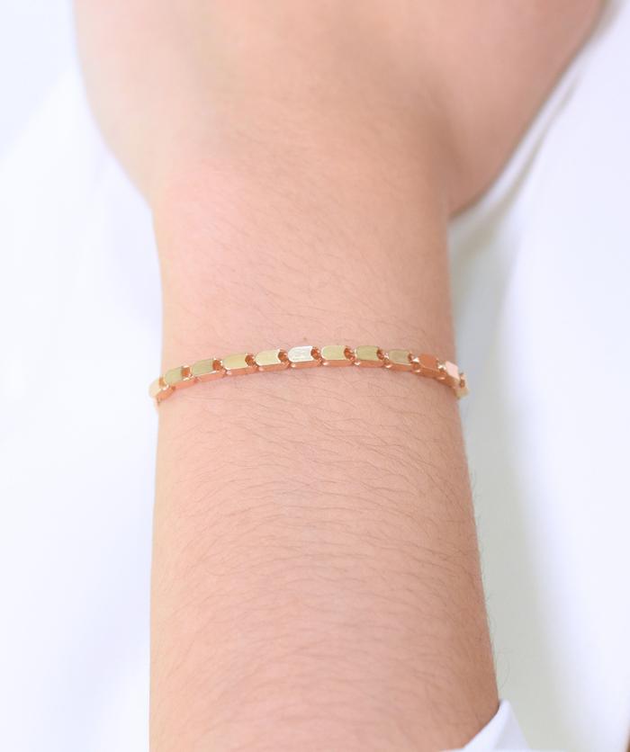 Gambar GELANG RANTE EMAS HALA GOLD NEW REFLECTA COLLECTIONS KILAP BALOK KILAU - MODEL 1 dari JWT jewellery undefined Tokopedia
