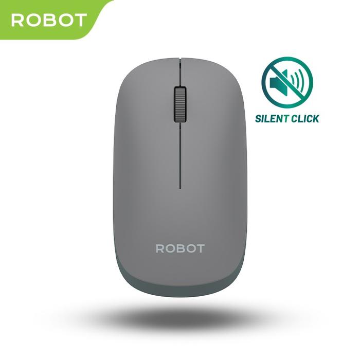 Gambar Robot M390 Bluetooth Wireless Mouse Silent Click Colorful - Grey dari bestdeal_NEW undefined Tokopedia