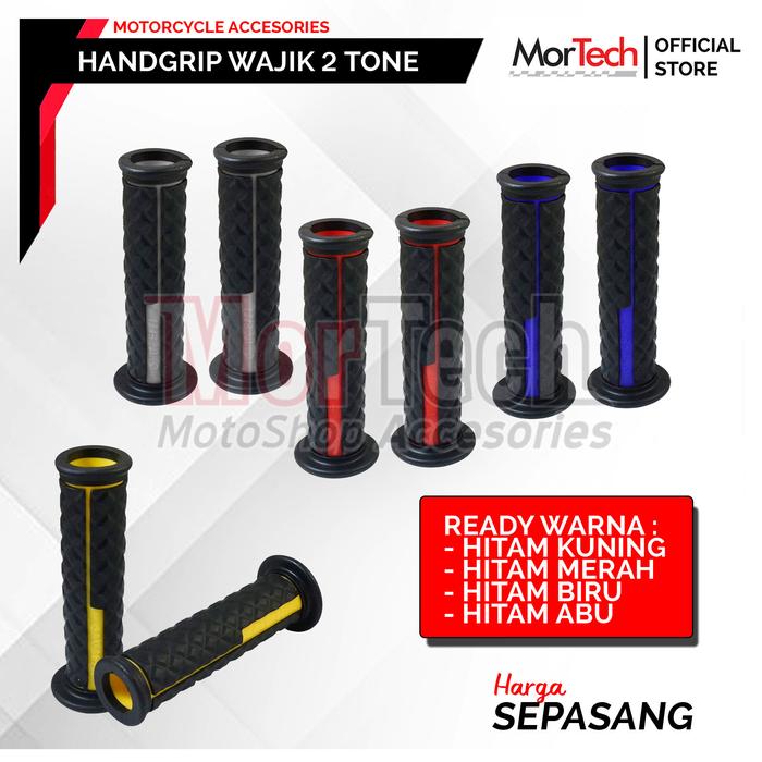 Gambar Handpad Handgrip Hand Grip VND Wajik 666 Japstyle Classic Scoopy W175 - BAD Hitam Biru dari MORTECH undefined Tokopedia