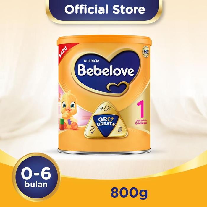 Gambar TERLARIS BEBELOVE 1 FORMULA BAYI BUBUK 800 GR dari Juno Koleksi undefined Tokopedia
