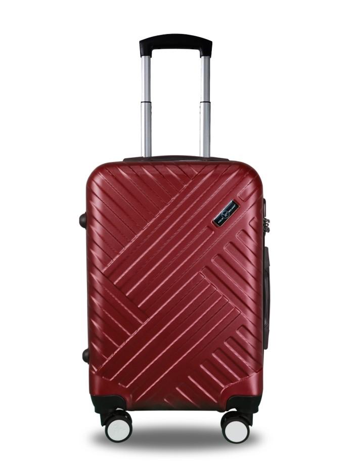 Gambar Special Beli 1 Dapat 3 Koper Hardcase Polo Milano (20+24+28) GARANSI - Maroon dari Polo Milano undefined Tokopedia