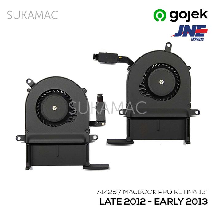 Gambar Fan Kipas CPU MacBook Pro 13” Retina A1425 2012 2013 - KANAN + KIRI dari Sukamac undefined Tokopedia