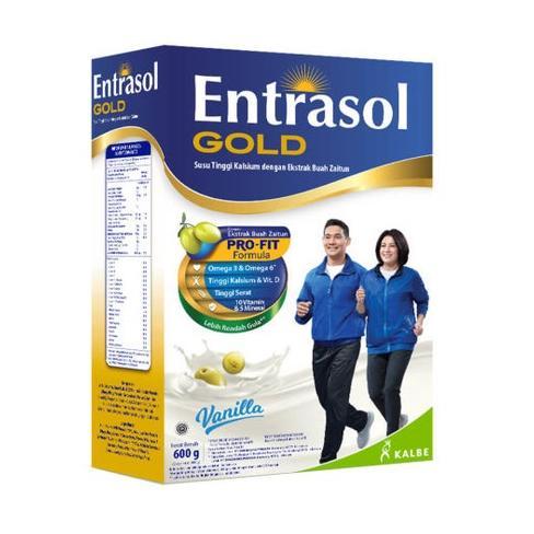 Gambar ENTRASOL GOLD VANILA/Coklat 600GR-SUSU LANSIA - vanila, 580gr/600gr dari Gantari&#39; undefined 4 Tokopedia