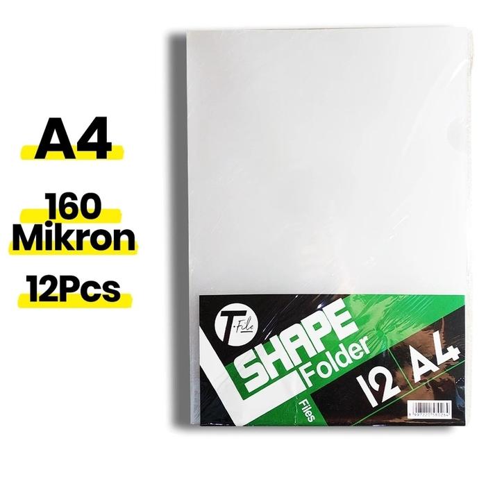 Gambar Map L Gloo A4/Map L plastik ukuran A4 1 pack 12pcs - Bening A4 tfile dari KOMURA.ID undefined Tokopedia