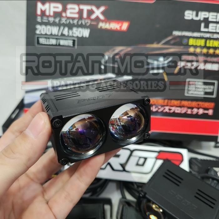 Gambar Mini Projie Pro7 MP.2TX Super LED Blue Lens 4x50W / MP 2TX - Per 1 Pcs dari Rotan Motor undefined Tokopedia