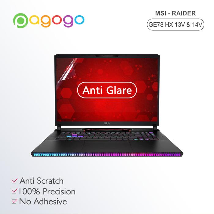 Gambar Skin Keyboard Protector Msi Raider GE78 HX GE78HX 14V 14VHG 14VIG Tpu - Screen Matte dari Pagogo Store undefined Tokopedia