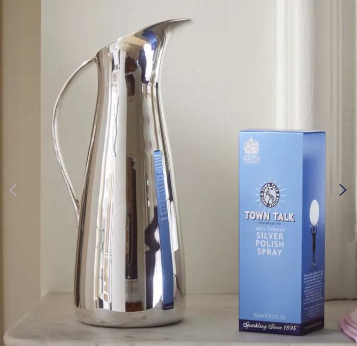 Town Talk Polish Pour Argenterie - Anti-Ternissement 250ml - Fabriqué En Angleterre