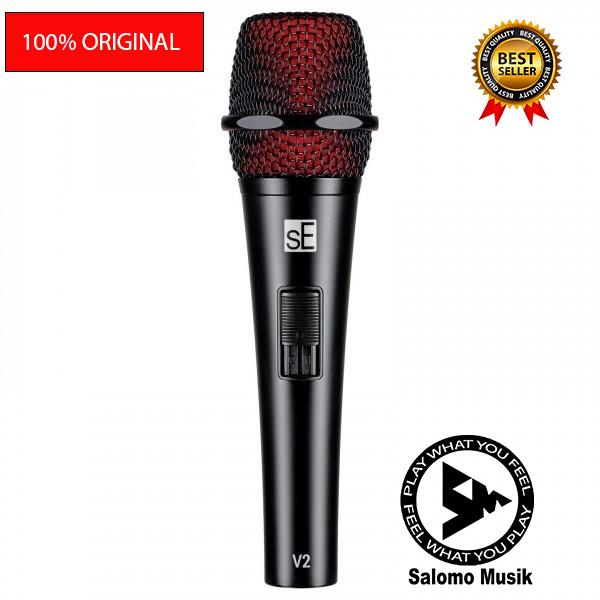 Gambar SE Electronics V2 Switch Cardioid Dynamic Handheld Mic Original dari Salomo Musik undefined Tokopedia