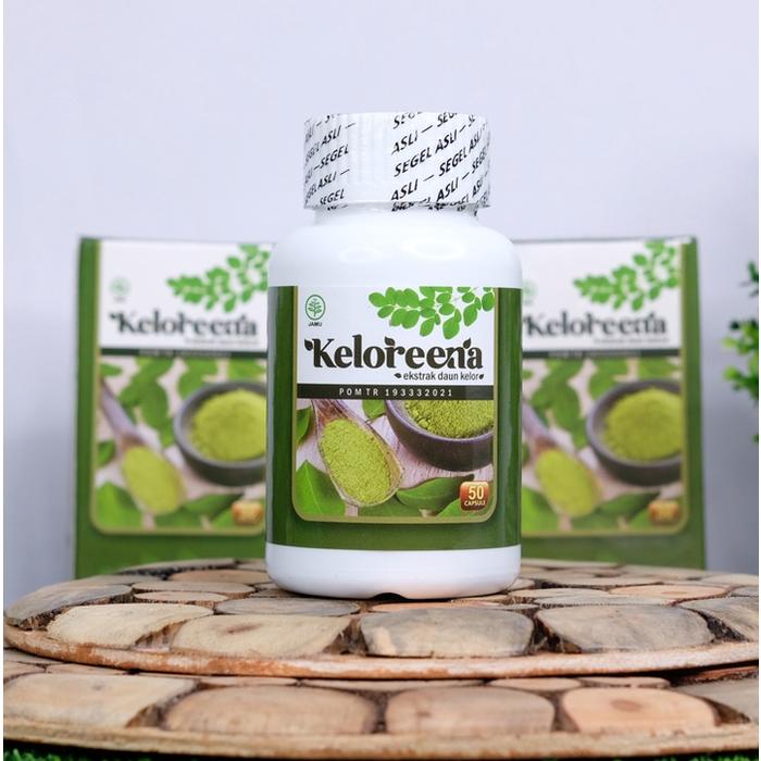 Gambar KELOREENA Kapsul Daun Kelor Original Ekstrak Moringa Oleifera Berkualitas HALAL BPOM - 50 Kapsul dari Adhitama.Herbal undefined Tokopedia