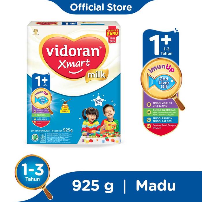 Gambar Susu Vidoran 1+ Vanilla / madu 925gr - Madu dari Toko Babyshoop.kids undefined Tokopedia
