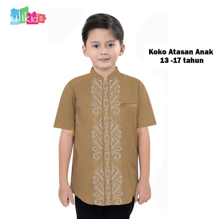 Gambar Ulikids Baju Muslim Koko Atasan Anak Anak Laki-Laki Remaja Tanggung Ko - Mocca, M dari Ulikids undefined Tokopedia