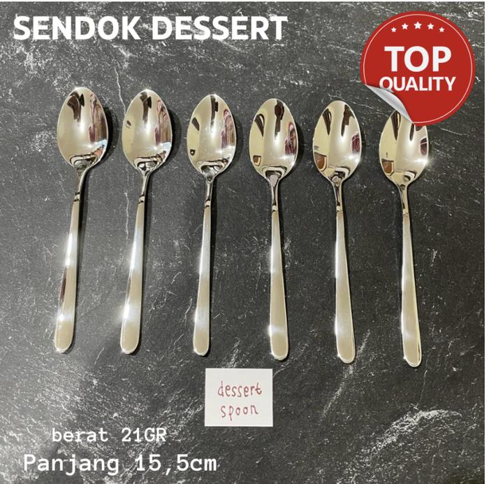 Gambar [6pc] Sendok Garpu Stainless Tebal Premium Hotel Resto  SULTAN SERIES - 6PC SENDOK (S) dari Mega Indo Grosir undefined Tokopedia
