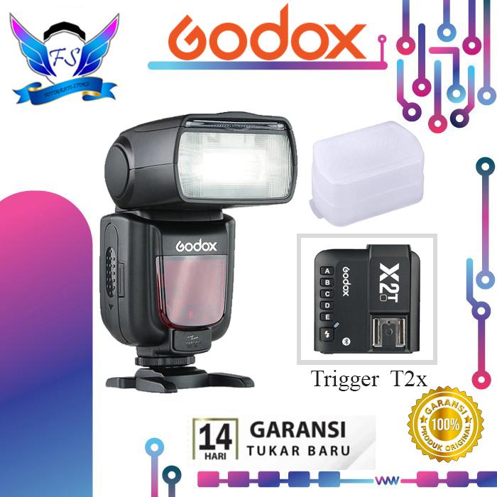 Godox TT600 2台とX2T-Cワイヤレストリガーセット(おまけ付き) くっつく