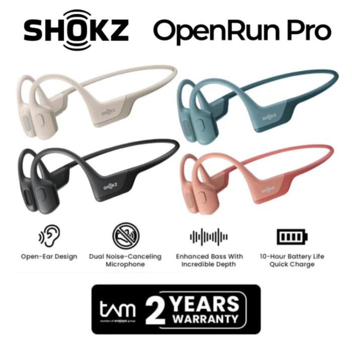 Gambar Shokz Openrun Pro Wireless Bone Conduction Headphone Open Run Pro. dari konfulon undefined Tokopedia