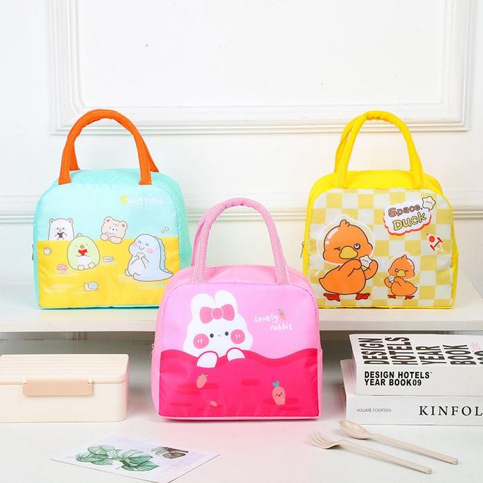 Gambar Lunch Box Set/ Kotak Makan 1250ML BPA Free Anti Tumpah 3 Sekat - Tas Bekal Acak dari MSKshop Official undefined Tokopedia