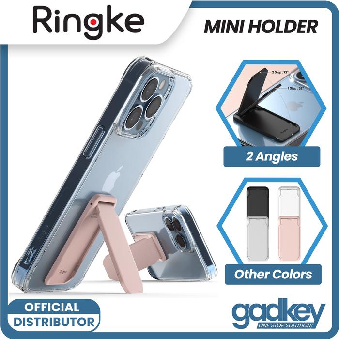 Gambar Ringke Outstanding Mini Holder Kickstand Handphone Smartphone - Peach Pink dari Gadkey Official undefined Tokopedia