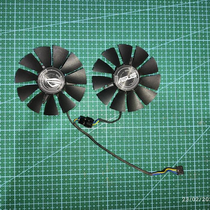 Gambar Fan Casing Vga ASUS RX 560 460 ROG strix 75mm 4pin - Fan dari Sinar Pratama Store 11 undefined Tokopedia