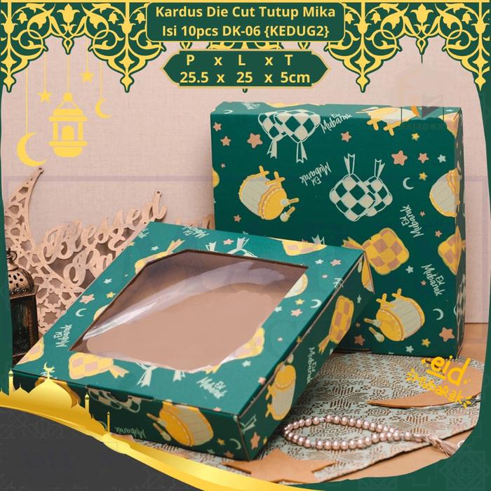 Gambar Box hampers lebaran kue kering / pudding / pie dari Art and Dessert undefined Tokopedia
