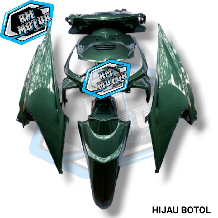 Gambar custom Full Body Halus Beat Karbu Putih lembayung (Bisa request warna) - hijau botol, beat 2010-2012 dari RM Motor undefined Tokopedia