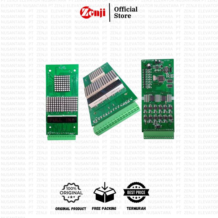 Gambar Indikator Dot Matrix HOP & COP / Display Indikator Lift - For HOP dari Zenji Elevator undefined Tokopedia