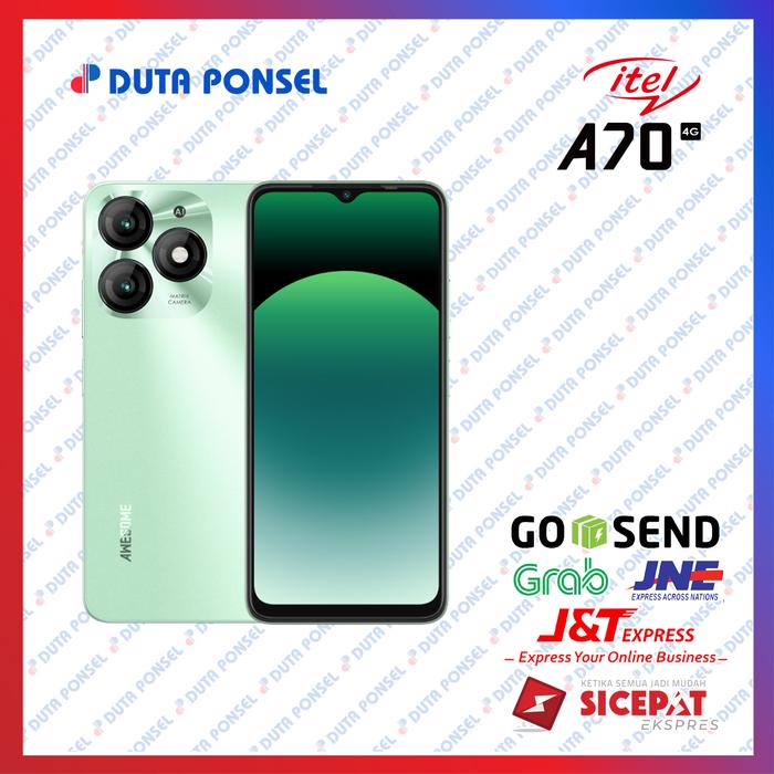 Gambar itel A70 4G 4/64 GB Garansi Resmi - Field Green dari Duta Ponsel Pekanbaru_NEW undefined Tokopedia