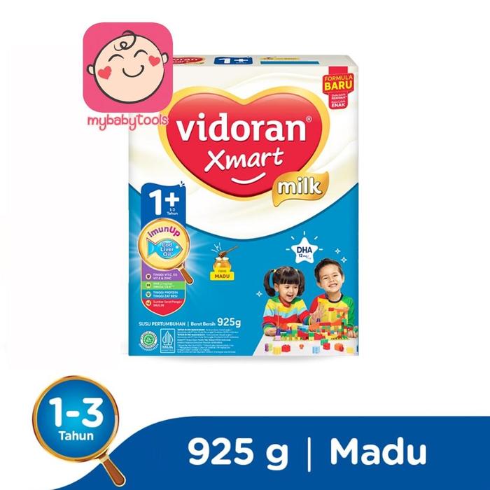 Gambar BARU VIDORAN XMART 1+ 3+ IMUNUP VANILA MADU 925GR SUSU FORMULA - 1+ VANILA 925gr dari Juno Koleksi undefined 4 Tokopedia