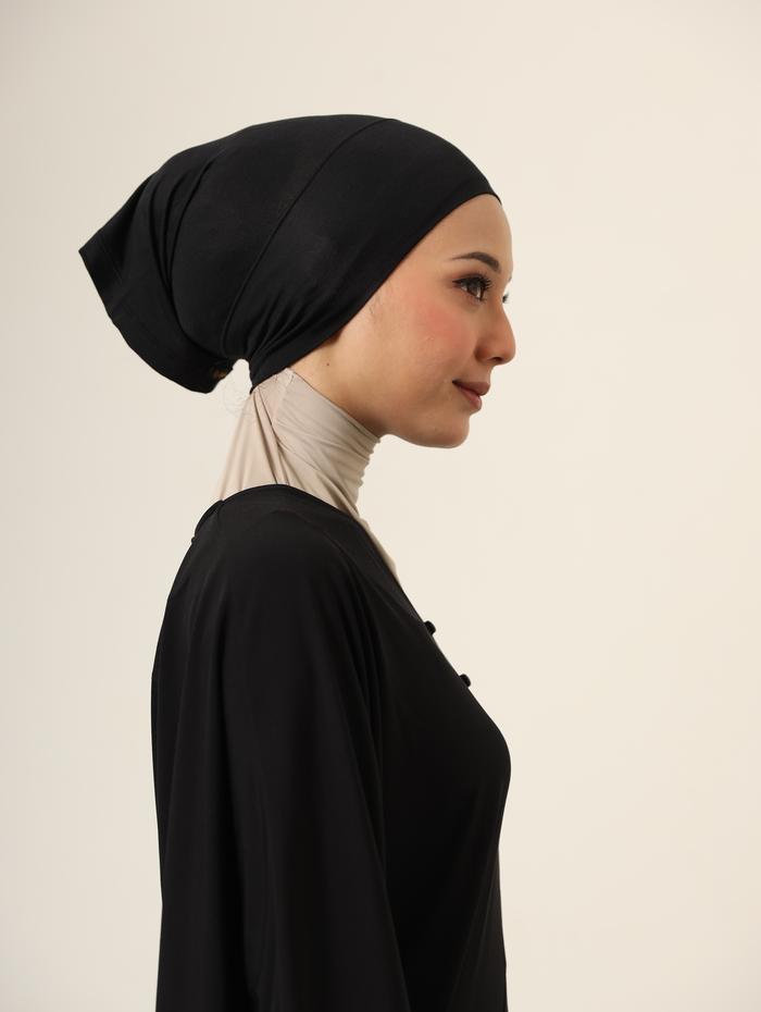 Gambar Hgl Modest - Hanna Hijab - Emmira Inner Ciput Tencel (non tali) - Black dari hglmodest undefined Tokopedia