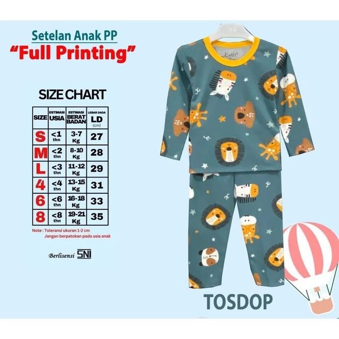 Gambar BAJU TIDUR ANAK LAKI LAKI USIA 0 1 2 3 4 5 TAHUN FULL PRINT - ENZO TOPDOP, S (0-1)th dari Afizah Shop Surabaya undefined Tokopedia