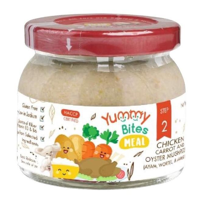 Gambar MURAH YUMMY BITES MEAL STEP 2 8 BULAN BUBUR BAYI MPASI YUMMYBITES - Chicken Oyster dari Omar Markett undefined 3 Tokopedia