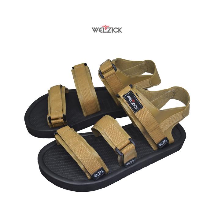 Gambar Sandal Gunung Pria Jumbo Empuk Ringan Big Size 45 46 46 47 48 49 - Rnr - Beige, 45 dari Three box Footwear undefined Tokopedia