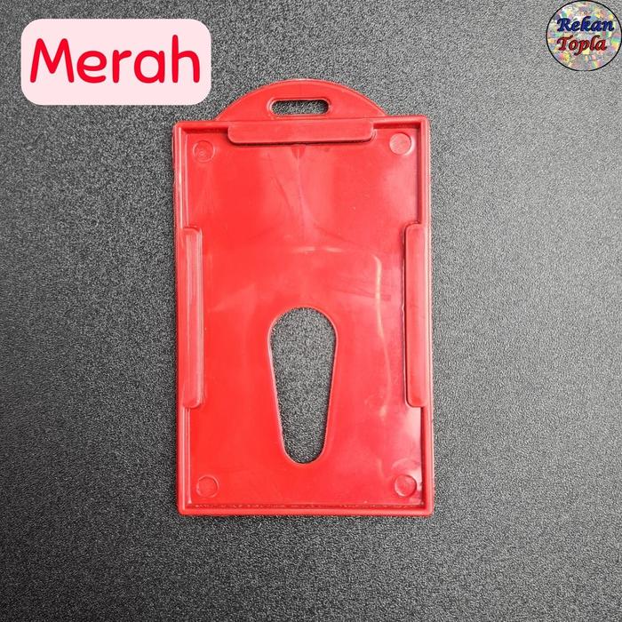 Gambar Case Id card ID Card Plastik Termurah / ID Card Case/ Frame ID Card / - Merah dari Rekan Topla undefined Tokopedia