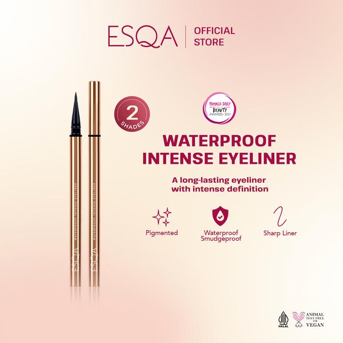 Gambar ESQA Waterproof Intense Eyeliner - Black dari Esqa Cosmetics Kota Tangerang Tokopedia