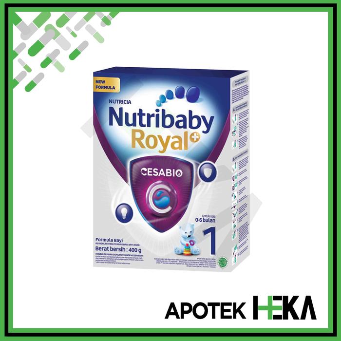 Gambar Nutribaby Royal Cesabio 1 400 g - Susu Formula Bayi 0-6 Bulan dari Apotek Heka Bogor undefined Tokopedia