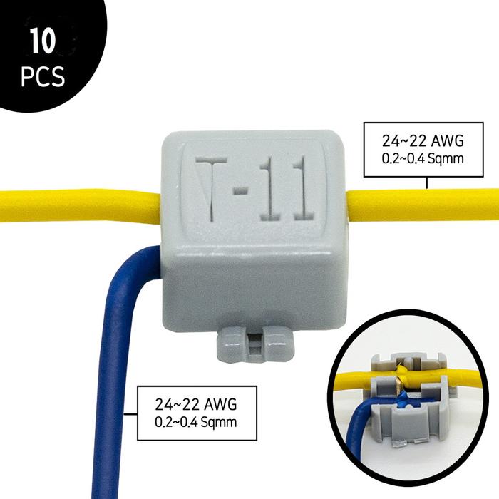 Gambar gomgom automotive connector tanpa kupas konektor jepit KOREA - T-11 dari Littlegom undefined Tokopedia