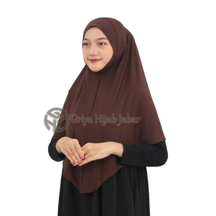 Gambar Luar Biasa Bergo Dagu Malaysia Jersey Premium New Hijab Nita Tearu 223 - Coklat Tua dari ucupmal undefined Tokopedia