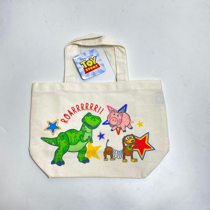 Gambar Toy Story Rex Slinky Hamm Tas Tote Bag Canvas Bag dari Cobelido undefined Tokopedia