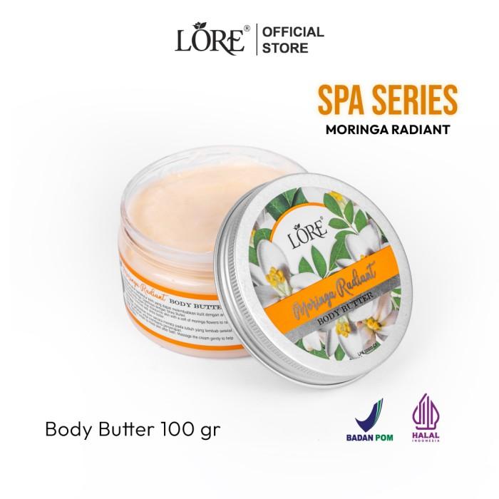 Gambar LORE Moringa Radiant Body Butter - Body Butter Atasi Kulit Kering | Kulit Kencang, Lembab & Halus dengan Horse Chestnut Extract - 100 gram dari LORE Official Shop Kota Surakarta Tokopedia