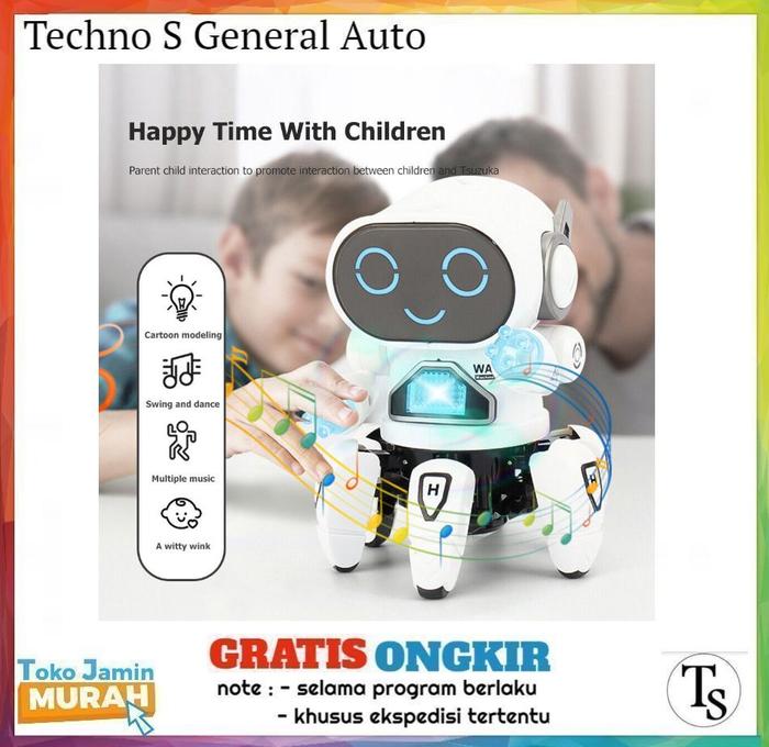 Gambar Mainan Anak Robot Dance Laba Spider Joget plus Musik Warna Warni dari Techno S General Auto / TSGA undefined Tokopedia