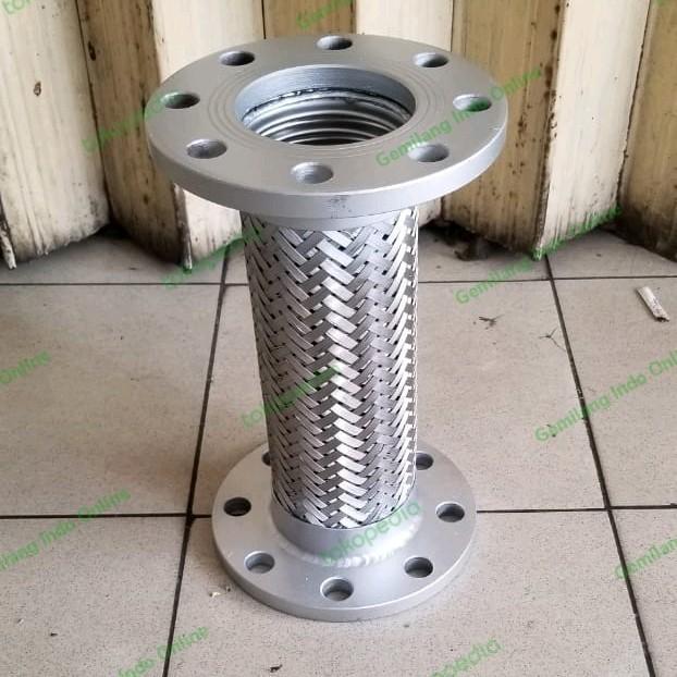 Gambar Flexible Hose Stainless SS304 4" Inch DN 100 × 30cm JIS 10K 20 Bar dari Gemilang indo shop undefined Tokopedia